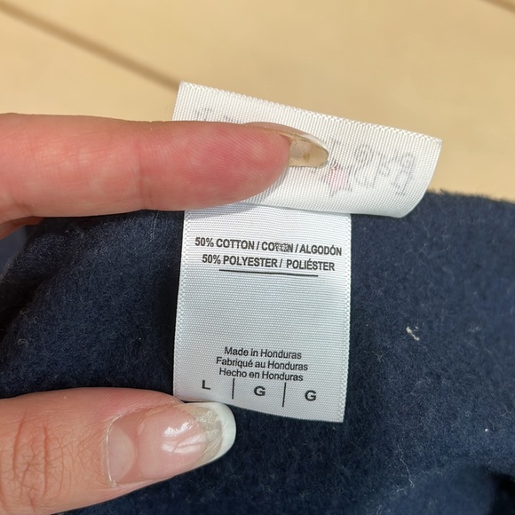 Michigan state football fringe crop navy sweater - Picture 6 of 8